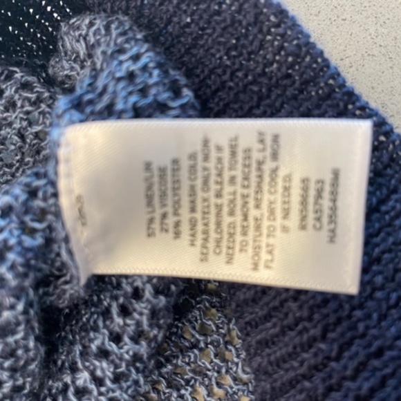 Women's Halogen (Nordstrom) Striped Knit Short Sleeve Sweater - Picture 7 of 7